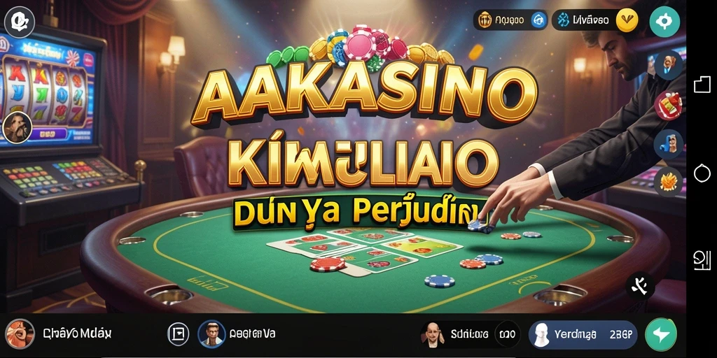 Screenshot gameplay AAKASINO menampilkan suasana kasino yang menarik.