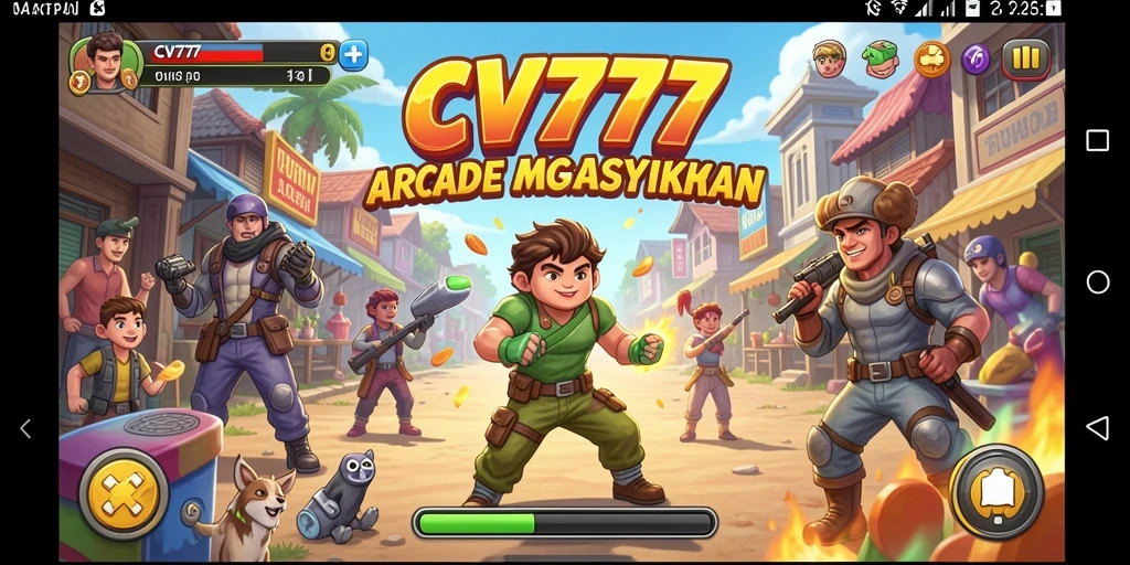 Gameplay Arcade seru dengan grafis menakjubkan dan tantangan memikat.