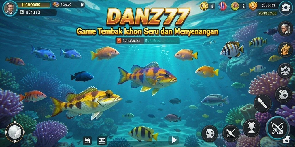 Tampilan gameplay yang seru saat menangkap ikan di DAN777.