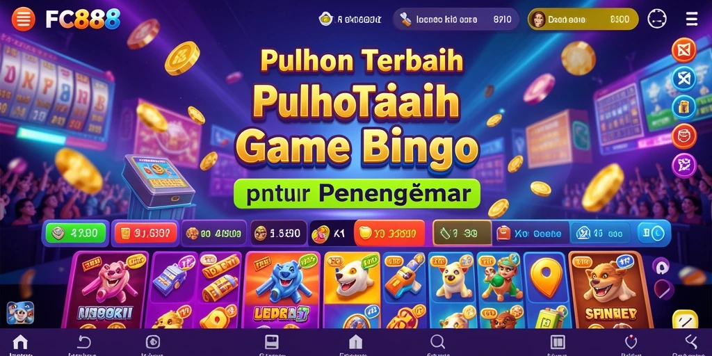 Tampilan gameplay seru dari FC888 Bingo yang memikat.