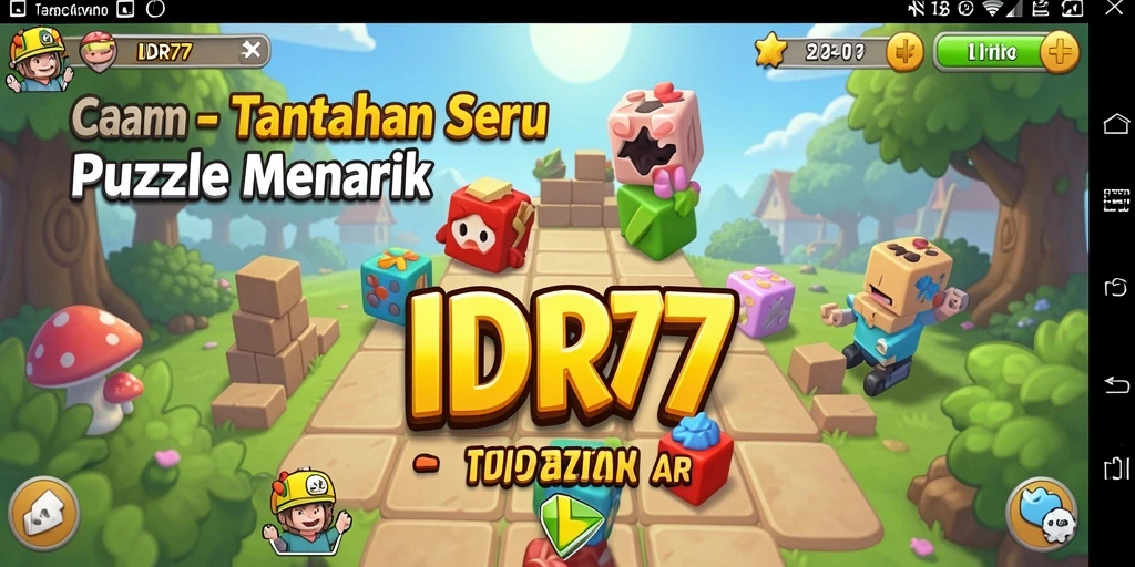 Tampilan gameplay seru dari IDR77 dengan berbagai teka-teki menarik.