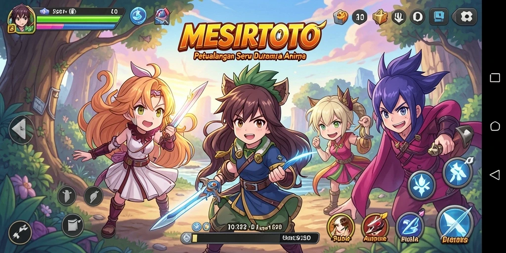Tampilan gameplay MESIRTOTO yang seru dan mengasyikkan.