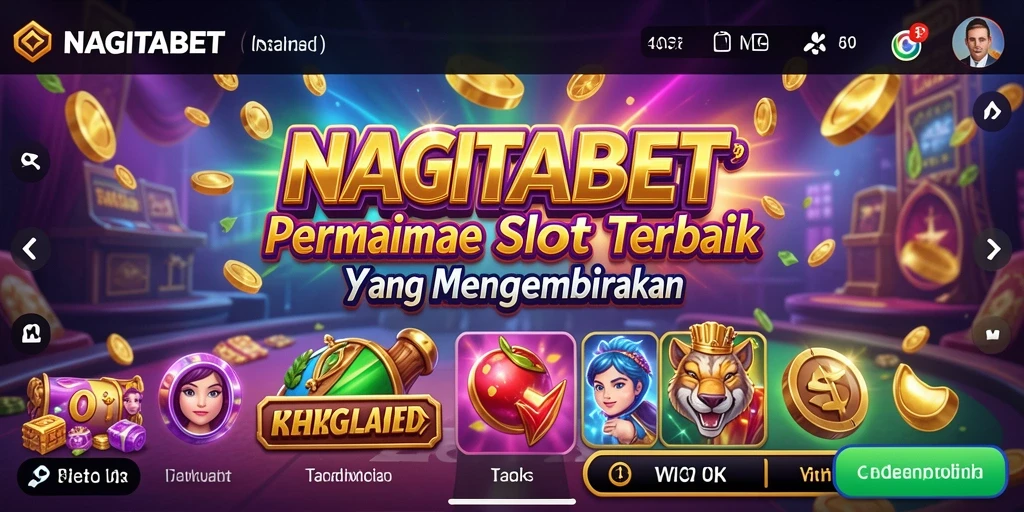 Tampilan permainan slot NAGITABET yang mengasyikkan