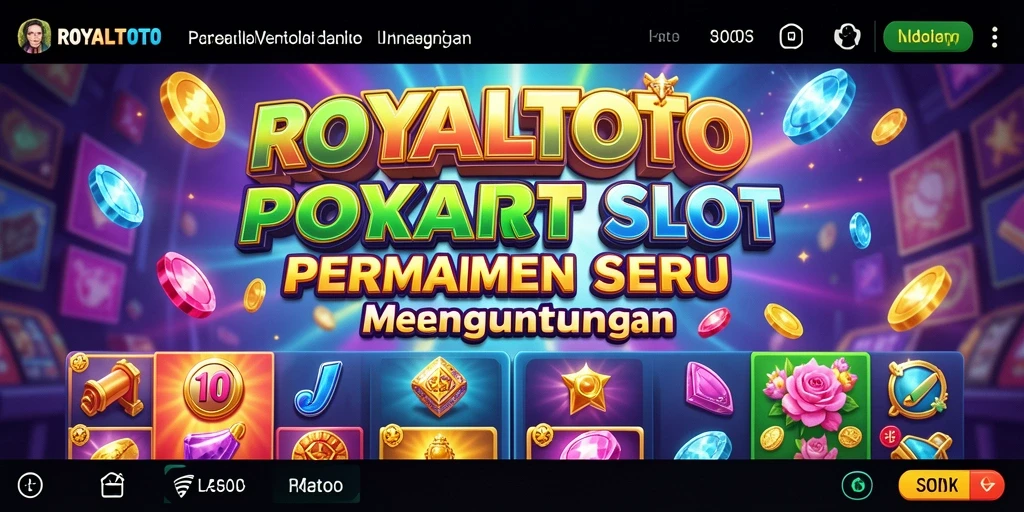 Tangkapan layar gameplay menarik dari ROYALTOTO yang menunjukkan mesin slot.