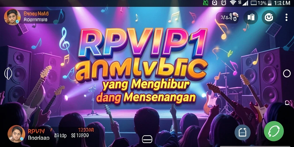 Tampilan gameplay menarik RPVIP1 menunjukkan pengalaman musik yang seru.