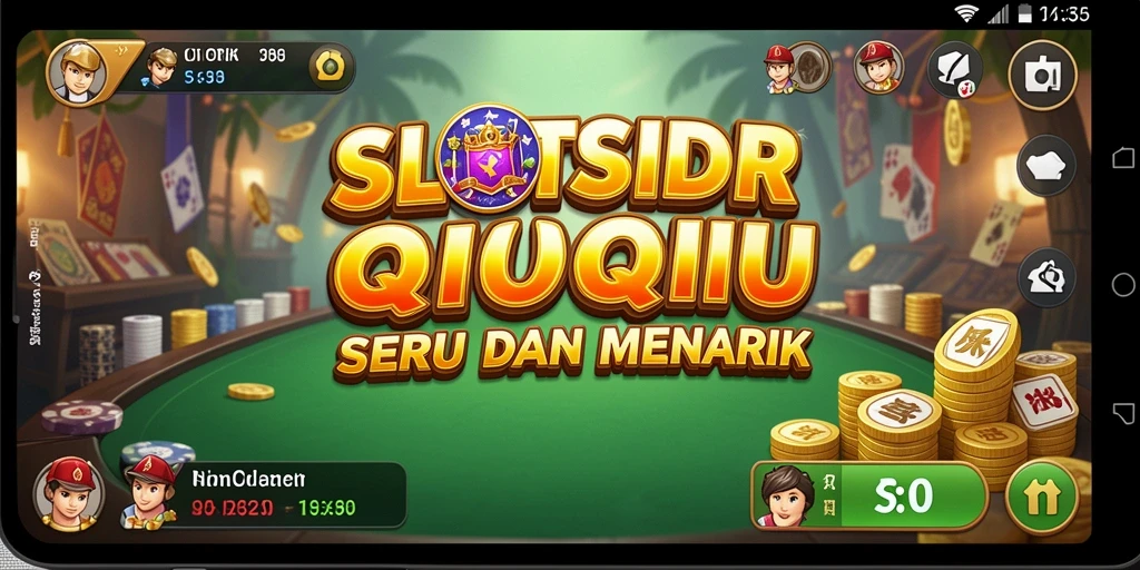 Tampilan menarik dari gameplay QiuQiu yang menegangkan.