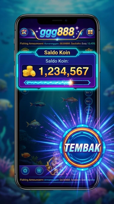 Tampilan utama aplikasi ggg888 dengan akses mudah.